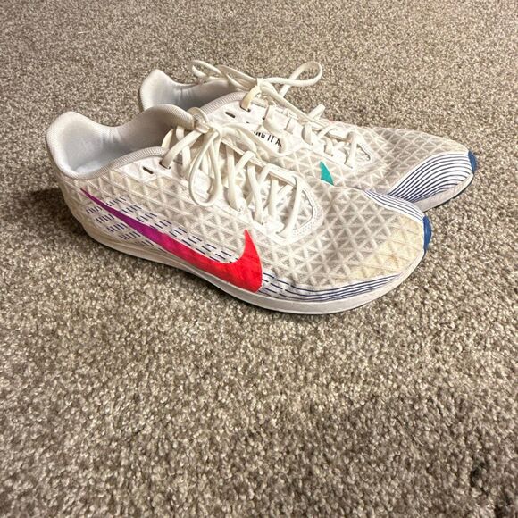 NIKE Women’s Zoom Rival Waffle 'Hyper Jade Crimson Size 8.5 - Picture 1 of 6